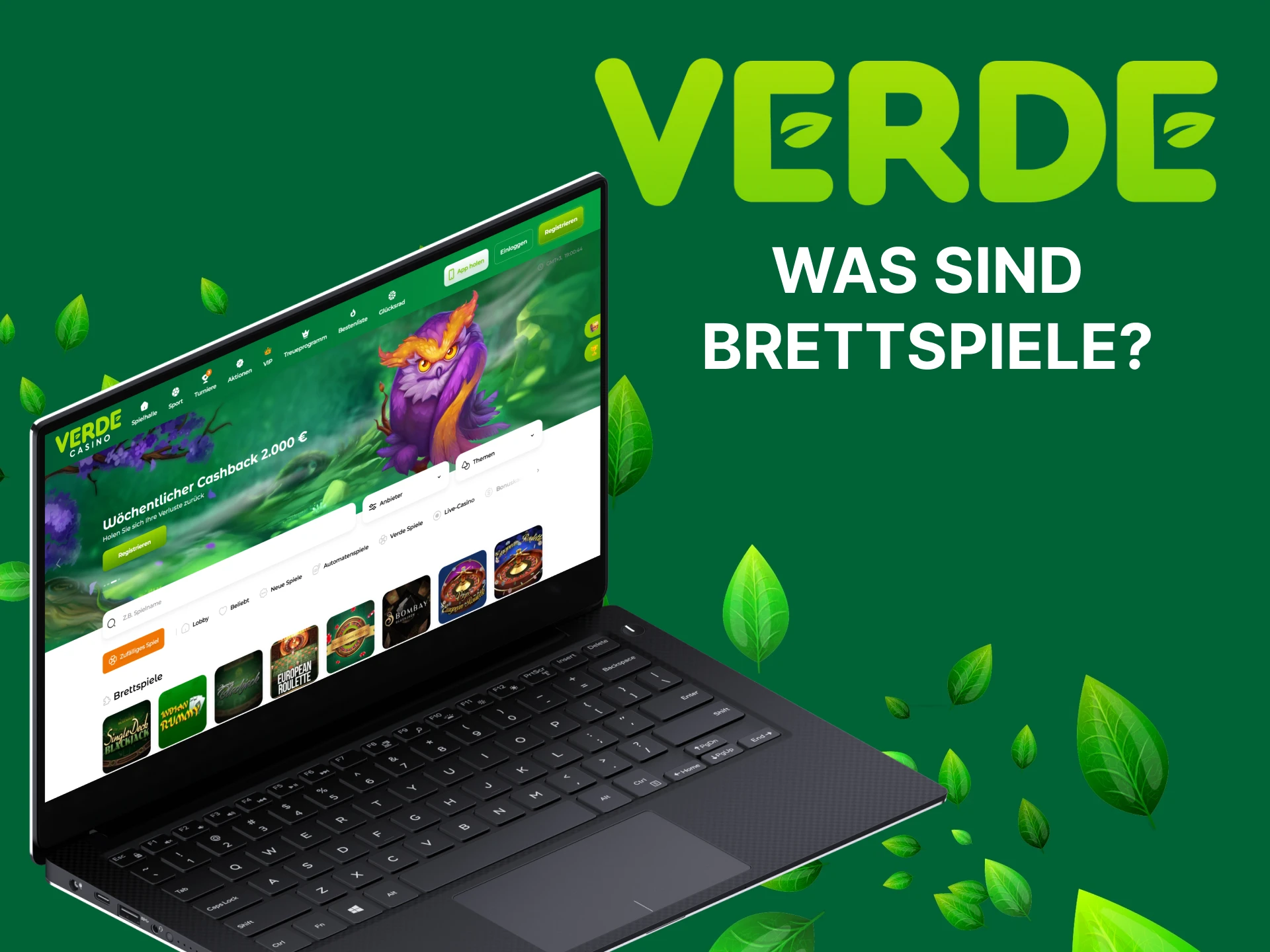 Erfahren Sie mehr über Brettspiele im Verde Casino.