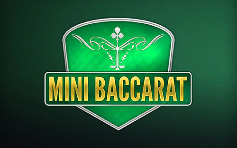 Viel Spaß beim Spielen von Mini-Baccarat im Verde Casino.